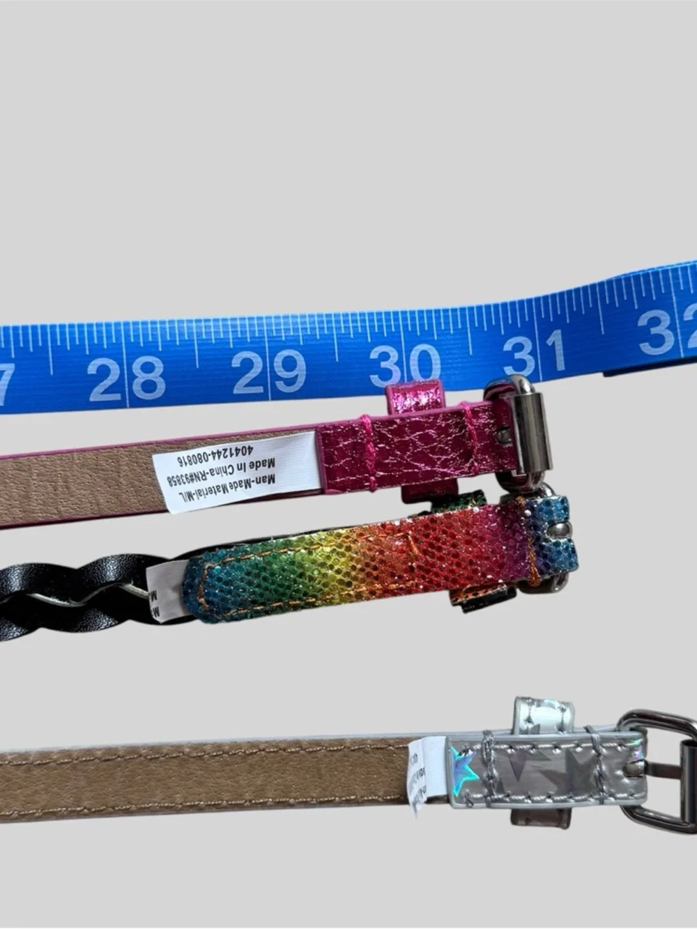 Girl’s Y2K Belt Accessory Set - 3 Belts